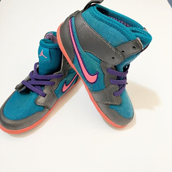 Nike Other - Nike Jordan 1 Skinny High Tropical Teal Sneakers, size 10c